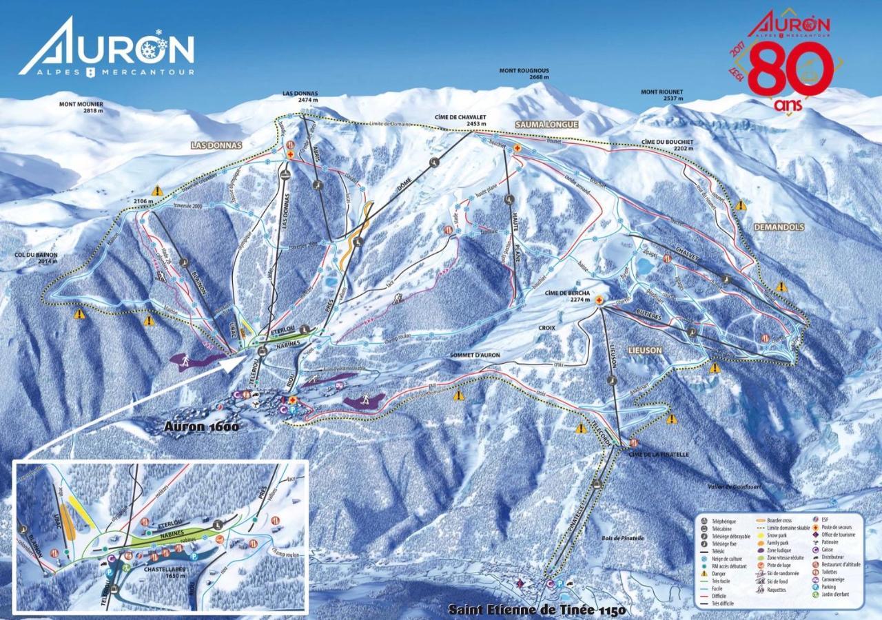 Studio Centre Auron Lejlighed Eksteriør billede